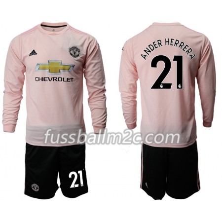 Fußballtrikots Manchester United ANDER HERRERA 21 Kinder Auswärts Trikotsatz 2018-2019 Langarm Fußballtrikots Manchester United ANDER HERRERA 21 Kinder Auswärts Trikotsatz 2018-2019 Langarm